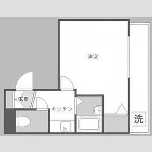ラフォーレ京橋(1K/3階)の間取り写真