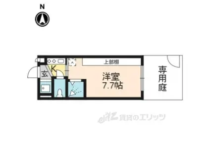 SOI-N(1K/1階)の間取り写真