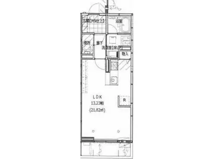 SERENDIPIA・M(ワンルーム/2階)の間取り写真