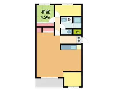 アステム芦屋2-1住棟(3LDK/26階)の間取り写真
