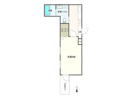 SOI SAAM NORITAKE(1K/3階)の間取り写真