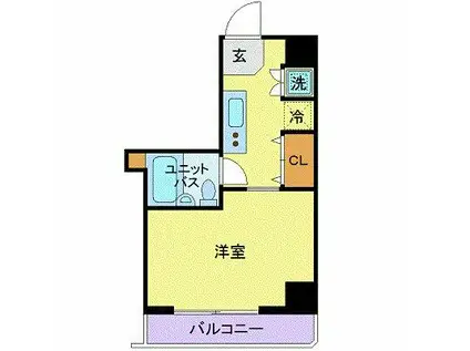 ルーブル田園調布南(1K/3階)の間取り写真