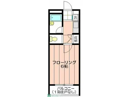 グランドール・アン(1K/2階)の間取り写真