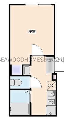 レジェンド金沢八景(1K/2階)の間取り写真
