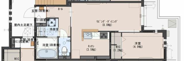 おたふく荘(1LDK/2階)の間取り写真