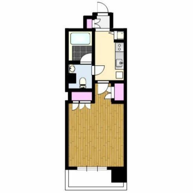 AXASーWELL四谷三丁目STA(1K/3階)の間取り写真