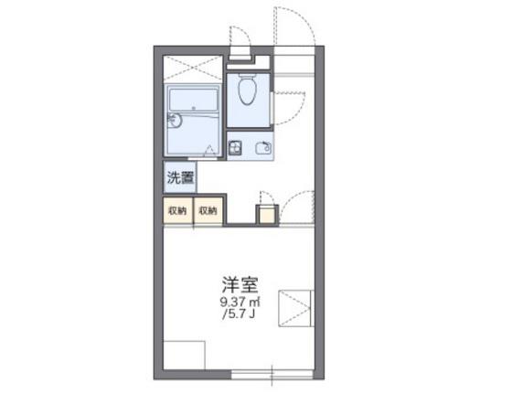 レオパレスセピアコート(1K/2階)の間取り写真