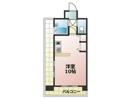 メゾン・ド・ペルレ(ワンルーム/7階)の間取り写真