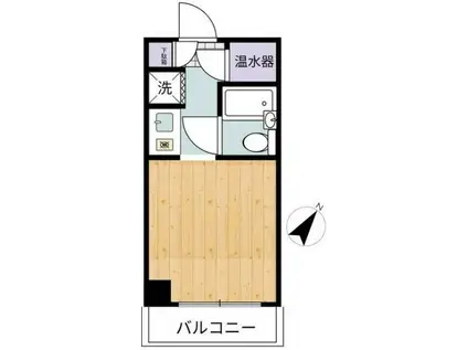 TOP立川(1K/1階)の間取り写真