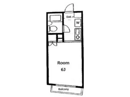 グランドパレス高円寺(1K/3階)の間取り写真