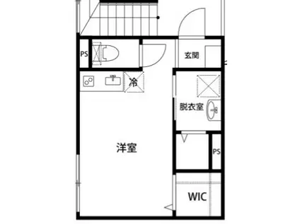 やすらぎのクレセントハウス新宿(ワンルーム/2階)の間取り写真