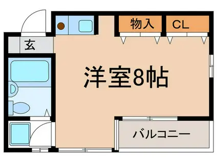 リュミエール(ワンルーム/1階)の間取り写真