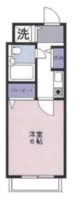 クレッセント武蔵小山II(1K/11階)の間取り写真