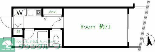 菱和パレス池袋本町(ワンルーム/3階)の間取り写真
