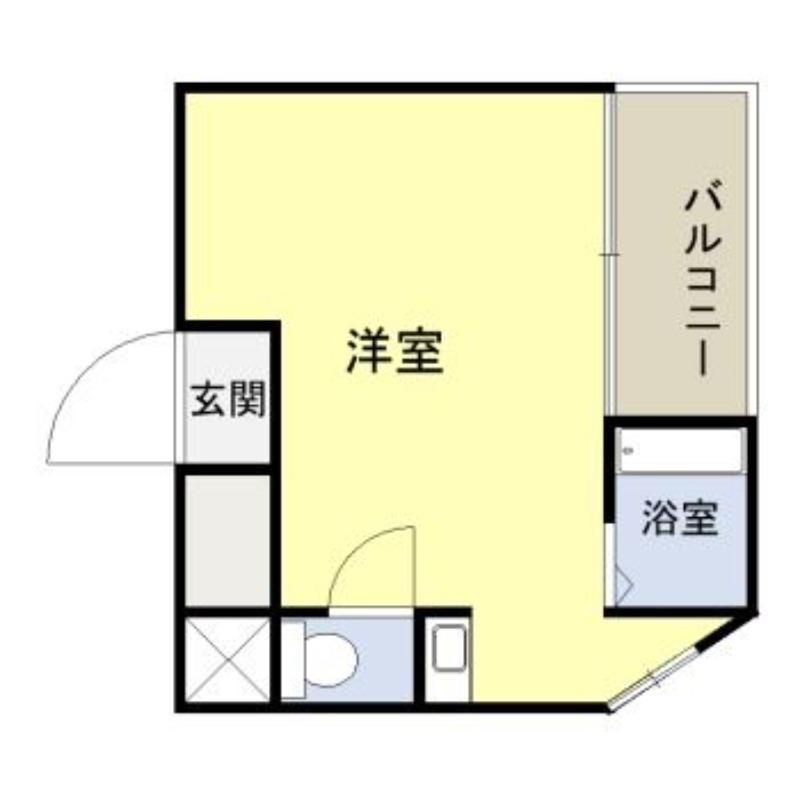 オーナーズマンション舎利寺(ワンルーム/3階)の間取り写真