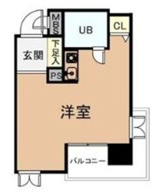 ダイヤコート豊玉北(ワンルーム/4階)の間取り写真