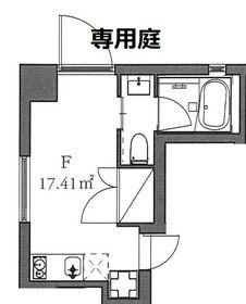 FARE清澄白河(ワンルーム/1階)の間取り写真