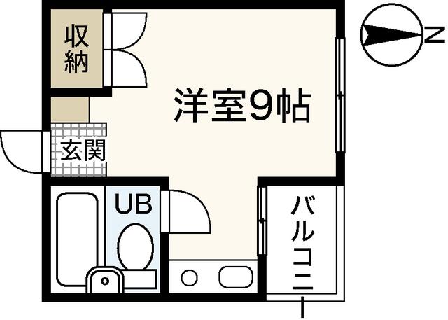 サニーベル住吉(ワンルーム/4階)の間取り写真