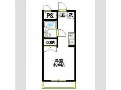 スチューデントハウス村田(ワンルーム/3階)の間取り写真