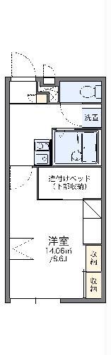 レオパレスサンフルール(1K/2階)の間取り写真