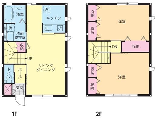 サンテラス(2LDK/1階)の間取り写真