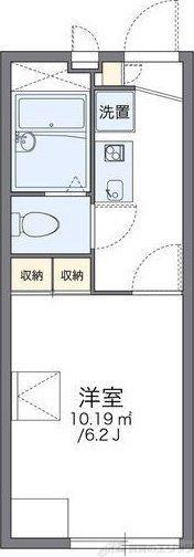 レオパレスビブレ千里山(1K/2階)の間取り写真