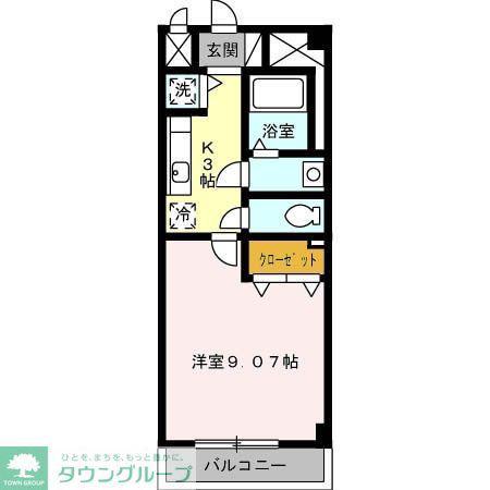 プレストンズ新栄(1K/4階)の間取り写真