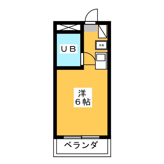 メゾン池袋(ワンルーム/3階)の間取り写真