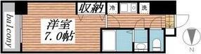 モカネスト久が原(1K/5階)の間取り写真