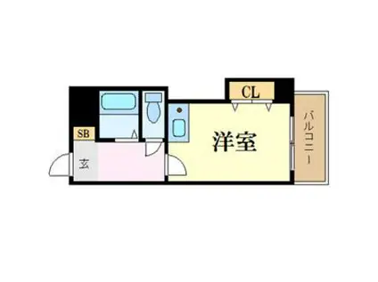 シティアーク三木町(ワンルーム/2階)の間取り写真