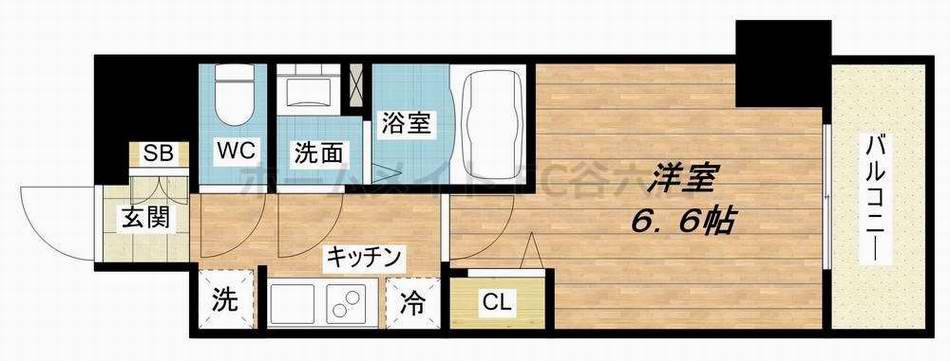 プレサンス梅田II(1K/7階)の間取り写真
