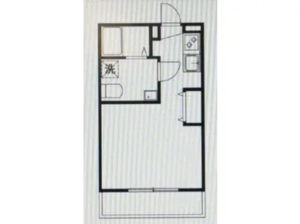 O2レジデンス竹ノ塚 B棟(1K/2階)の間取り写真