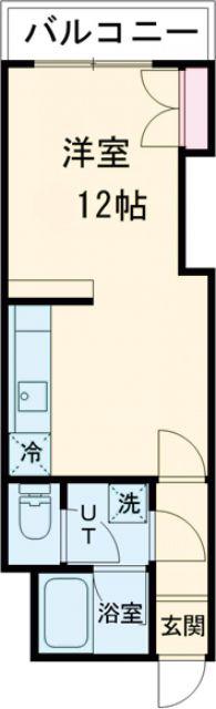 ステイヒアビル(ワンルーム/3階)の間取り写真