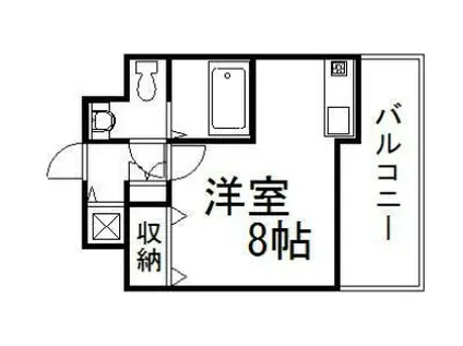 ライフデザイン新金岡B棟(1K/3階)の間取り写真