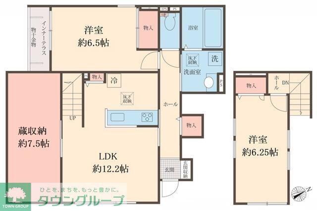 MAISON LIMONAIA(2LDK/1階)の間取り写真