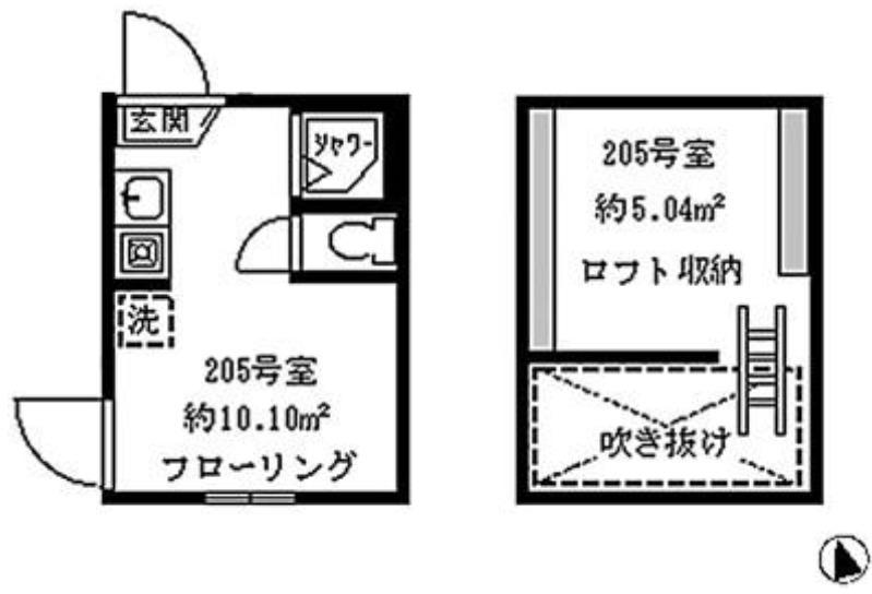 ソフィアスタイル(ワンルーム/1階)の間取り写真