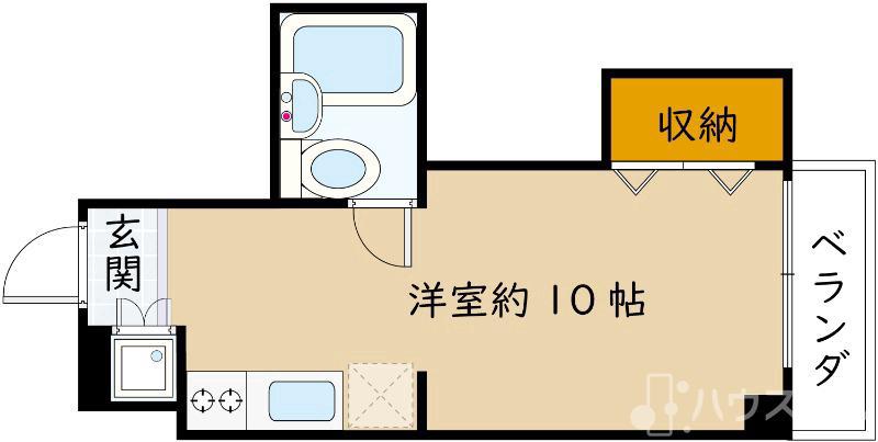 アドレス穂積Ⅰ(ワンルーム/3階)の間取り写真