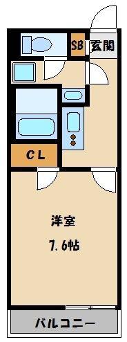 レオネクストメゾン MIII(1K/3階)の間取り写真