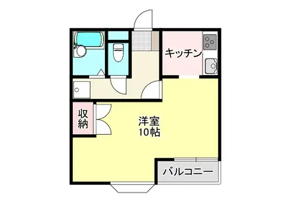 セイラBOX並榎II(1K/1階)の間取り写真