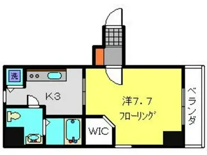 SELENA(1K/5階)の間取り写真