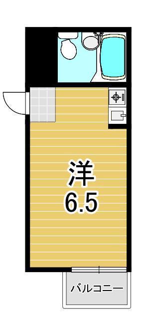 ドゥエルカネヒラ(ワンルーム/4階)の間取り写真