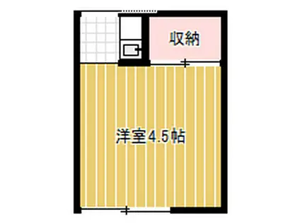 光荘(ワンルーム/2階)の間取り写真