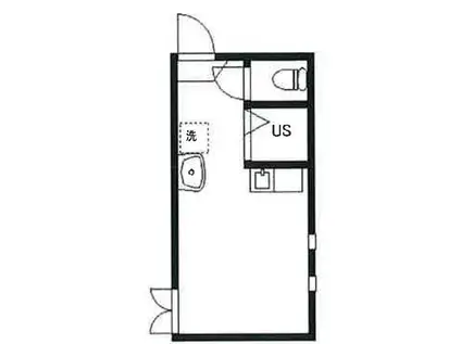 シェスタチャペル(ワンルーム/2階)の間取り写真