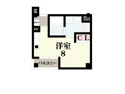 ORIENTCITY・K(ワンルーム/3階)の間取り写真