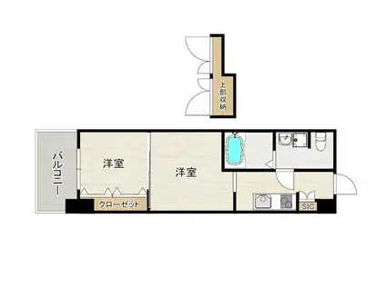 NO82 EMPRESS(2K/2階)の間取り写真