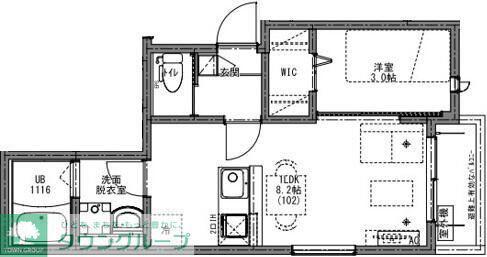 KEIAI RESIDENCE 西浦和(1LDK/1階)の間取り写真