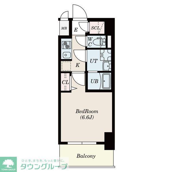 S-RESIDENCE上前津サウス(1K/12階)の間取り写真