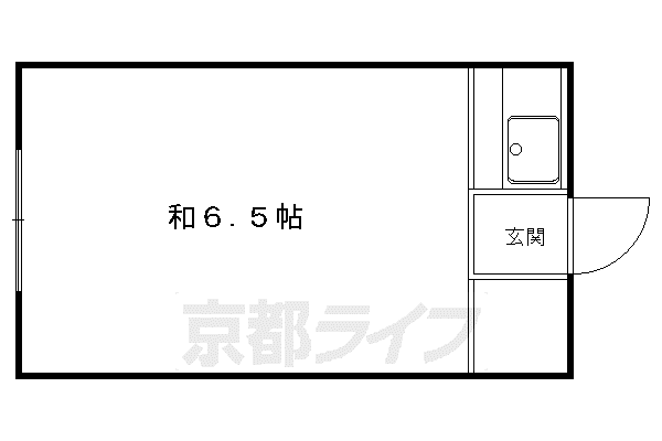 倉橋マンション(1K/3階)の間取り写真