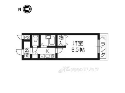 SUCCESS 52(1K/1階)の間取り写真