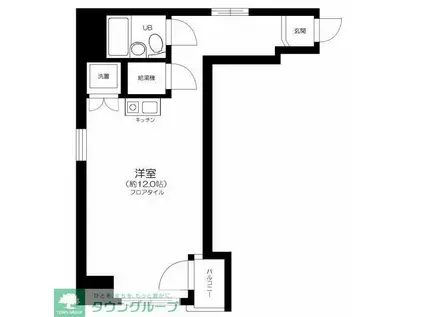 ストークコージィ芝公園(ワンルーム/4階)の間取り写真